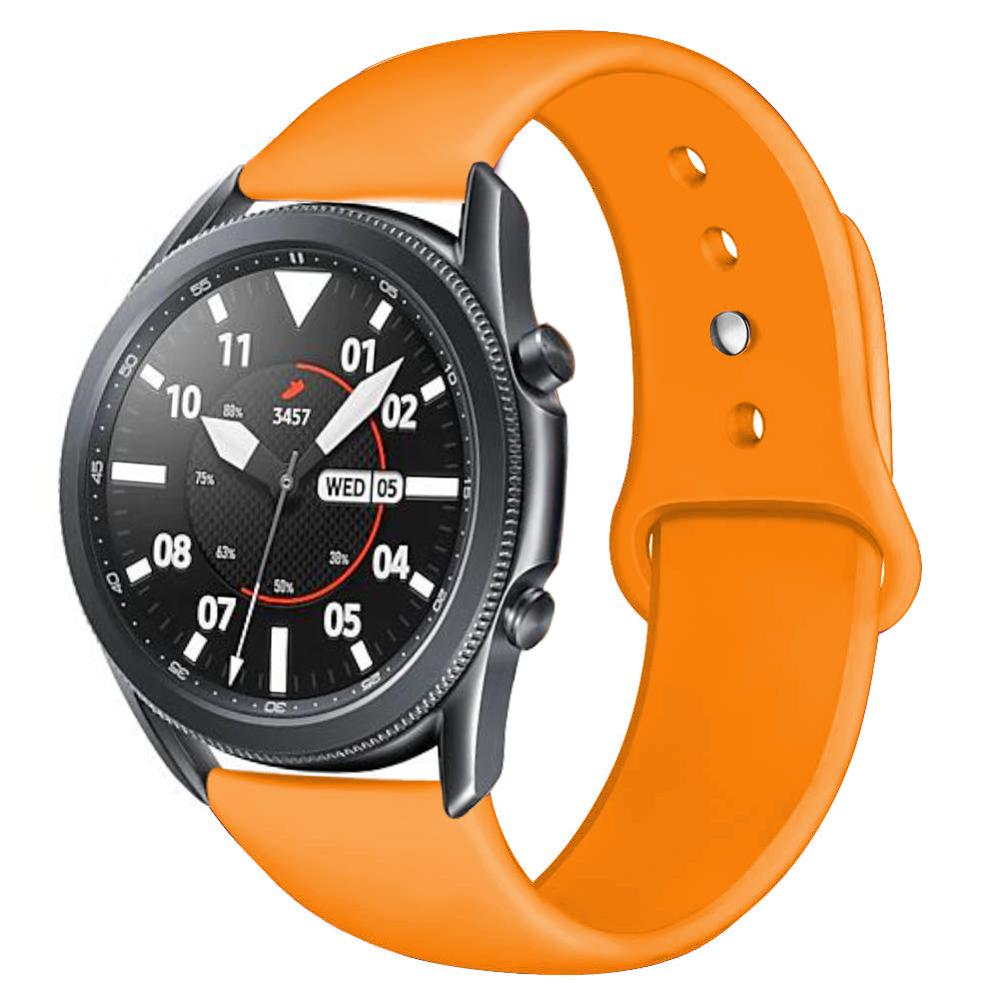 Pulseira bracelete silicone liquido Garmin vivoactive 4 Laranja