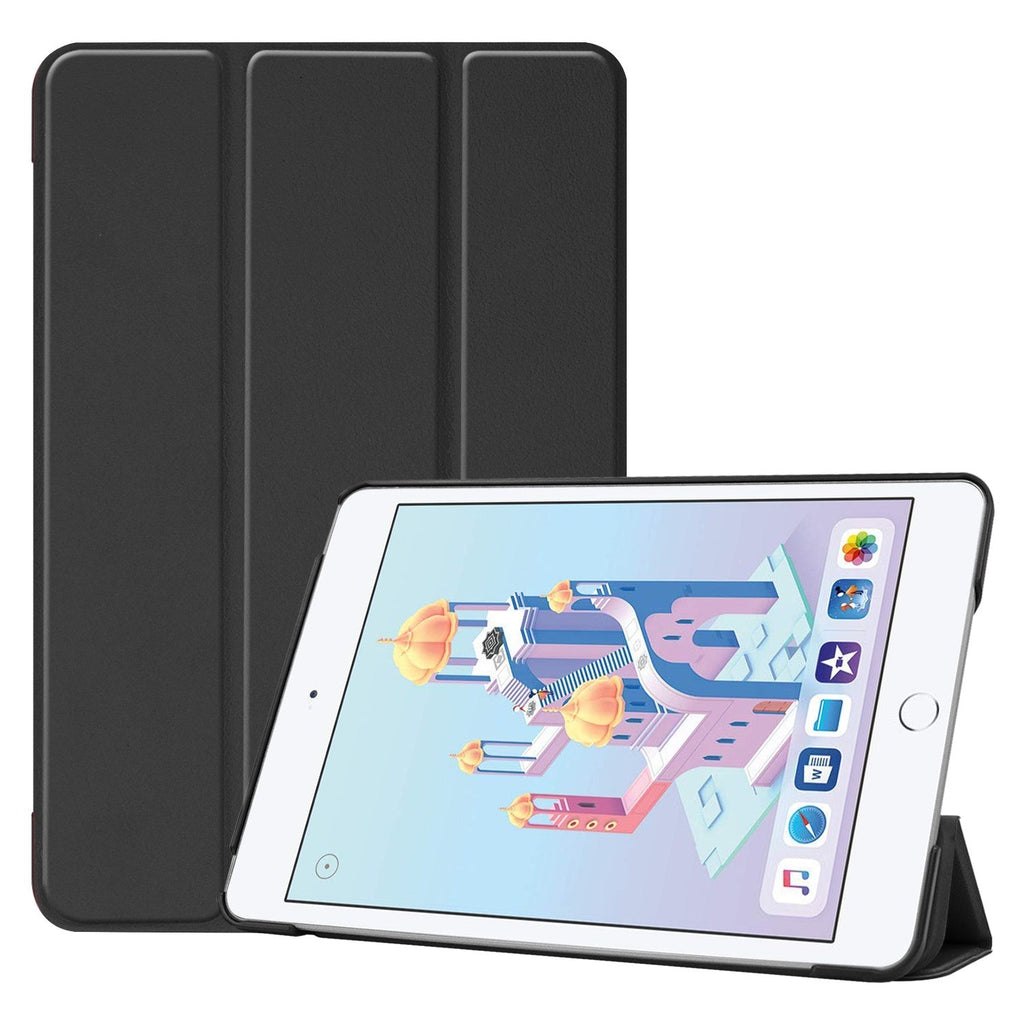 Capa book Cover Folio com Smart Sleep iPad 9.7 2018 A1954 - Preto