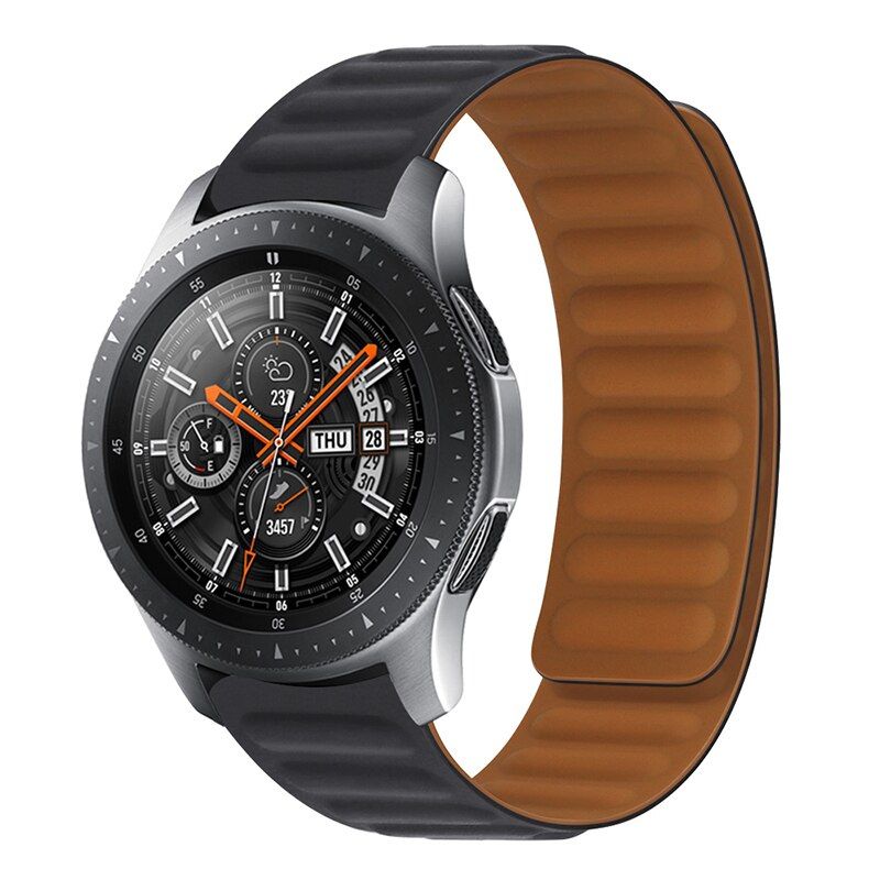 Pulseira Bracelete de elos magnéticos para Amazfit BIP U PRO Preto