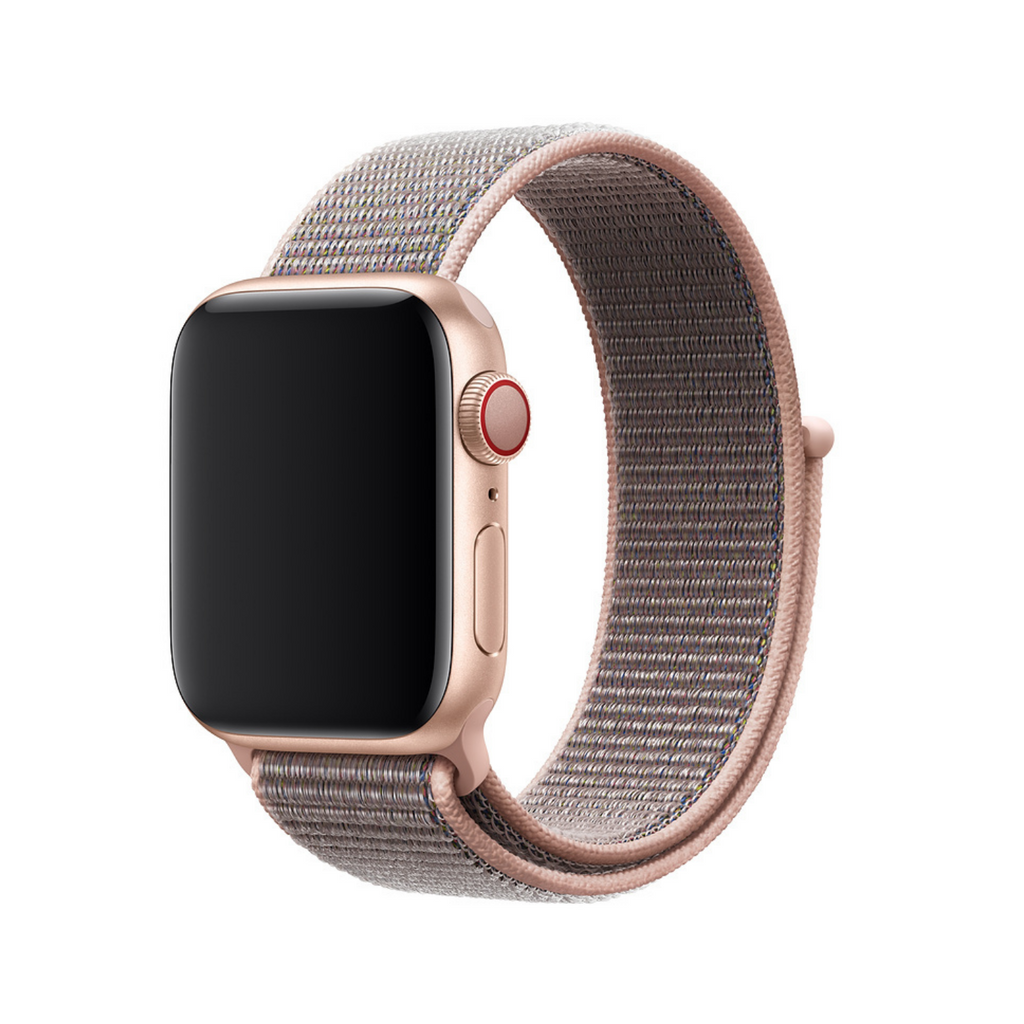 Bracelete Loop desportiva para Apple Watch Series 8 41mm Rosa escuro