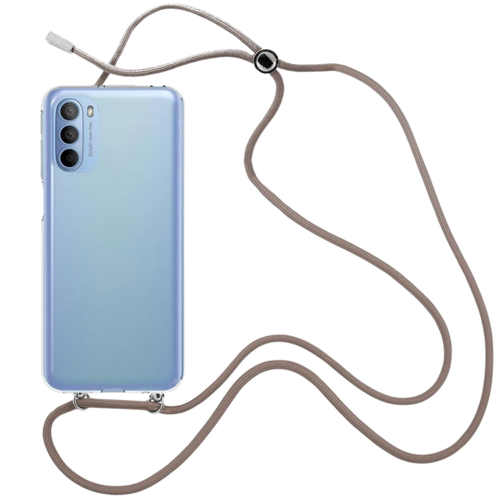 Capa cristal com Fio Castanho - Motorola