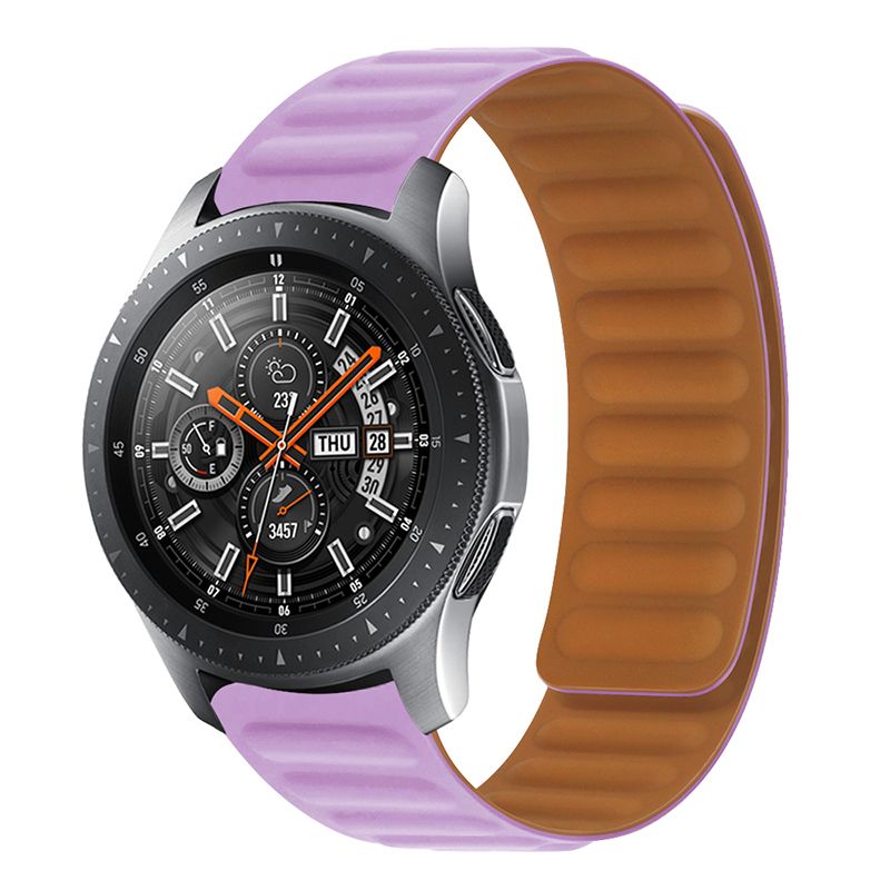 Pulseira Bracelete de elos magnéticos para Amazfit BIP U PRO Roxo