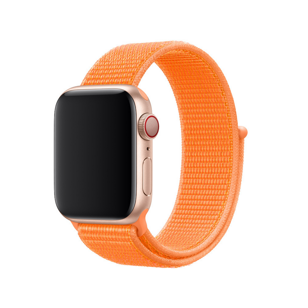 Bracelete Loop desportiva para Apple Watch SE 2022 40mm Laranja