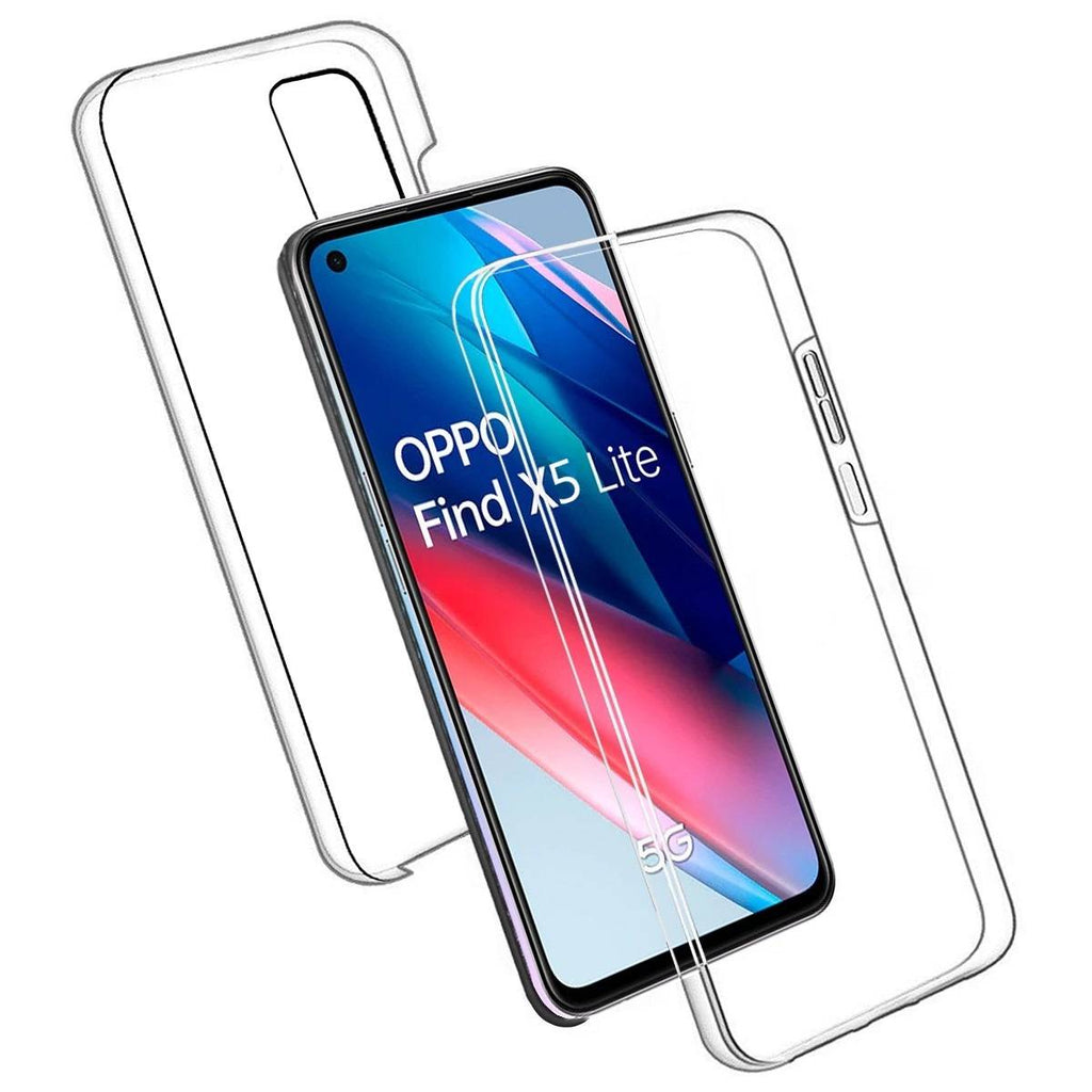 Capa antiimpacto! Fullbody Frente + Verso Crystal para Oppo Find X5 Lite