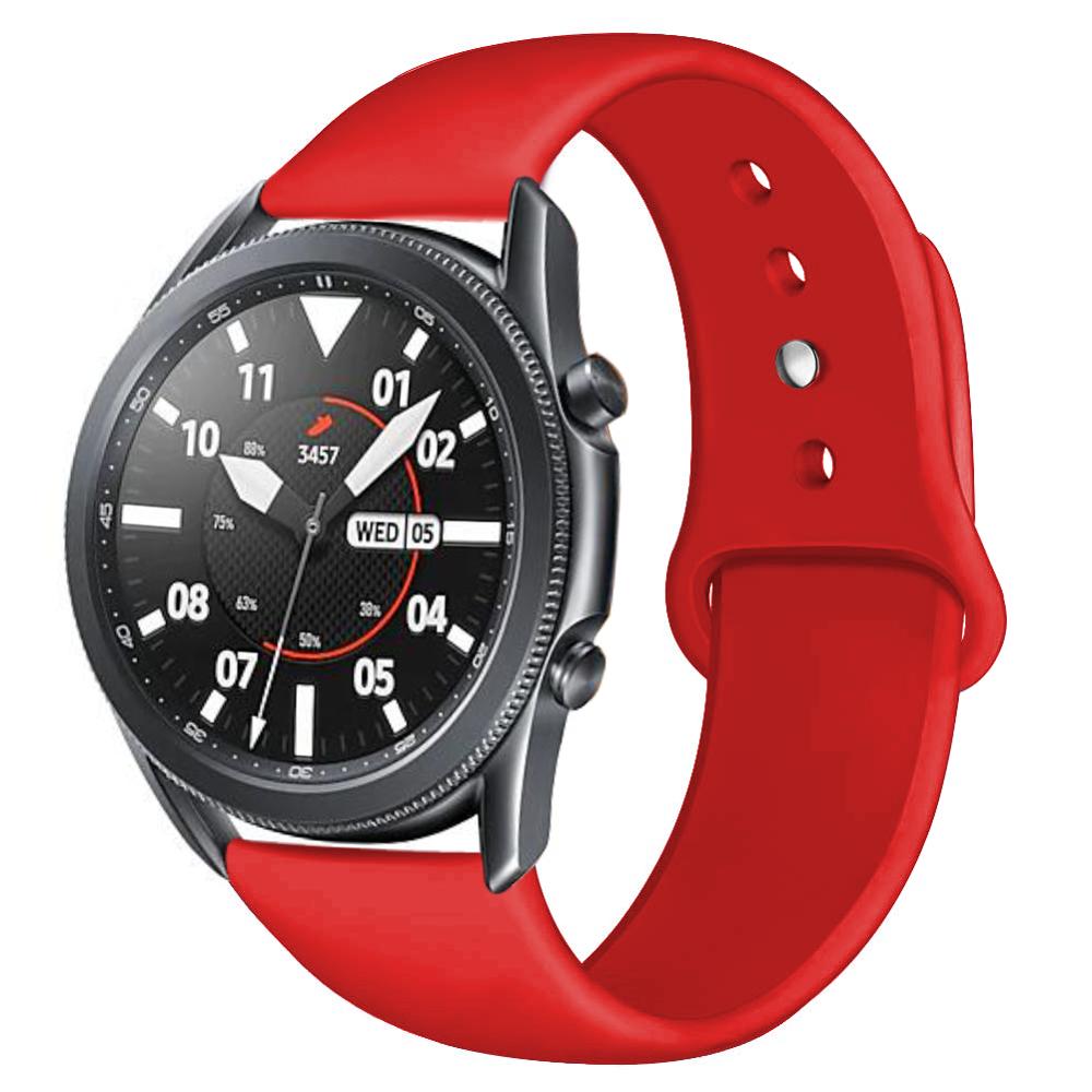 Pulseira bracelete silicone liquido Garmin vivoactive 4 Vermelho