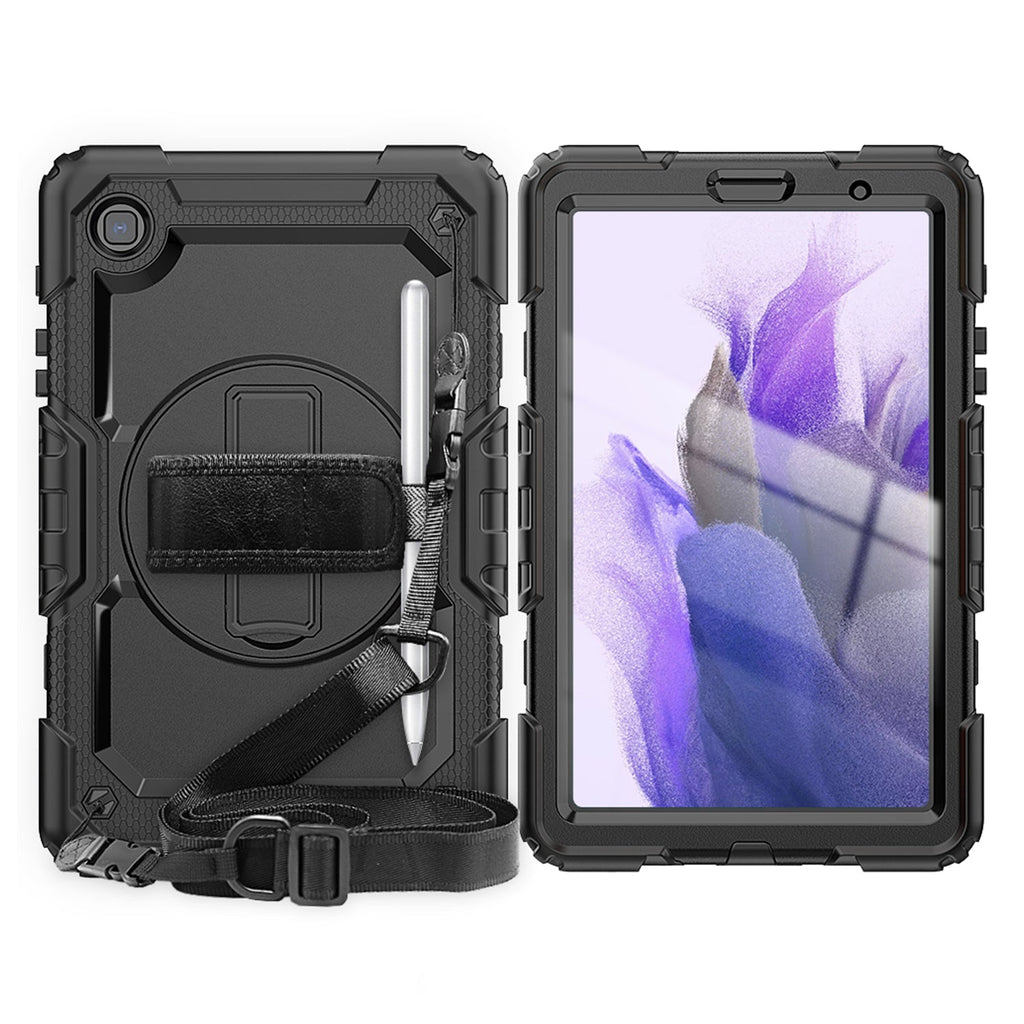 Capa tablet Survivor frente + verso com Película e suporte Samsung Tab A7 Lite T220