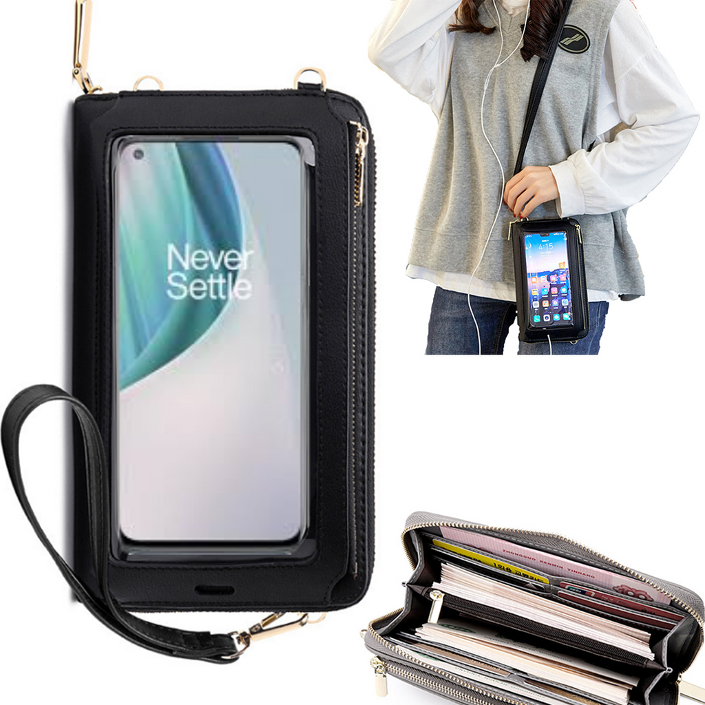 Bolsa Mala tira-colo com função touch ecrã OnePlus Nord N10 5G Preto