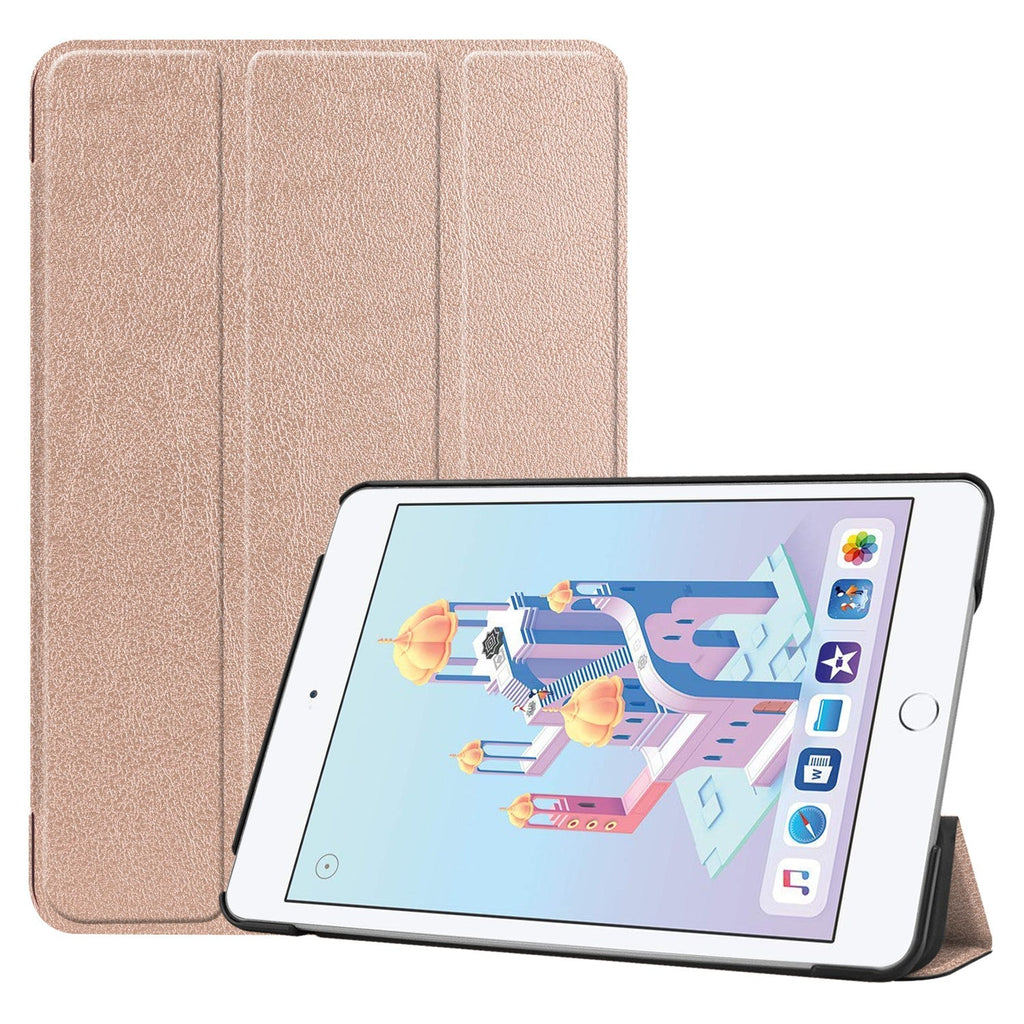 Capa book Cover Folio com Smart Sleep iPad 9.7 2017 A1823 - Rosa