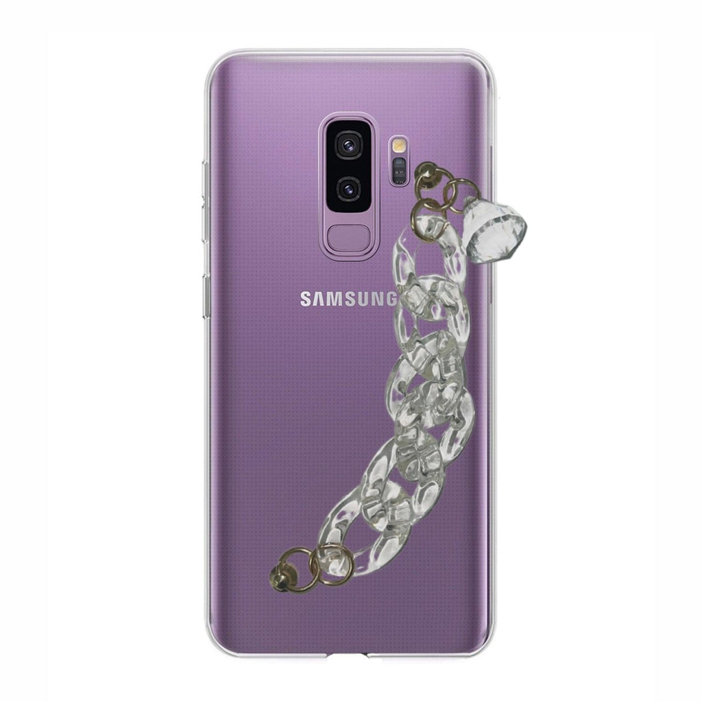 Capa cristal com suporte diamante para Samsung Galaxy S9 Plus