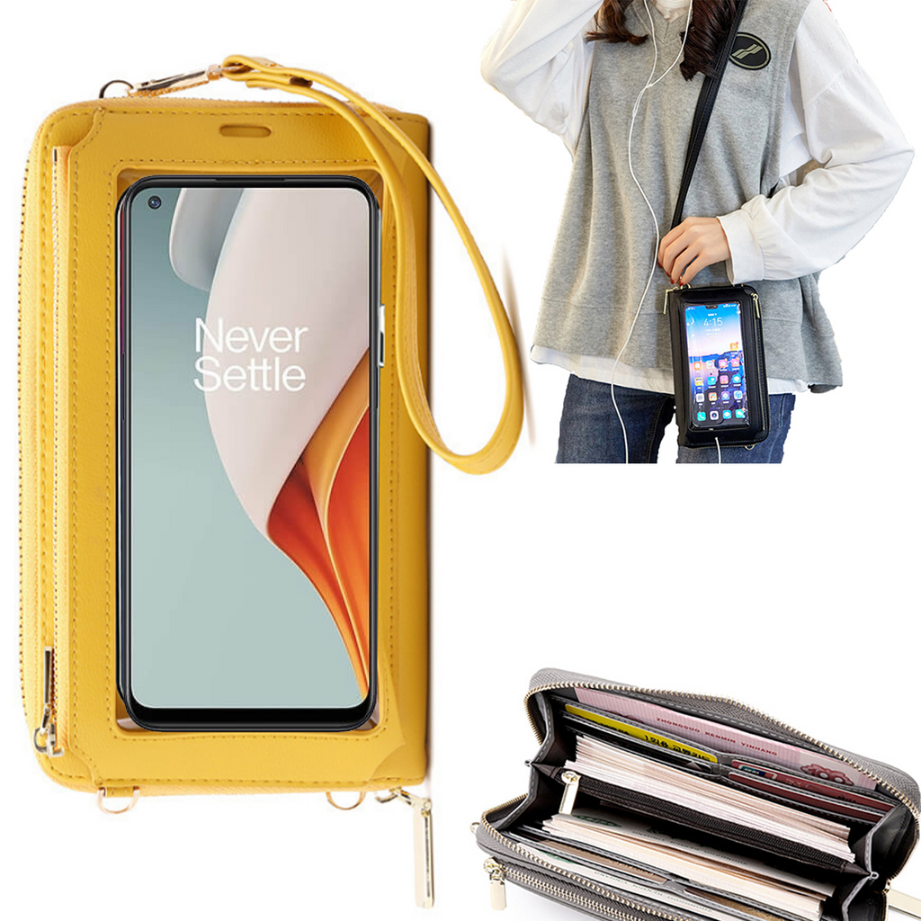 Bolsa Mala tira-colo com função touch ecrã OnePlus N100 Amarelo