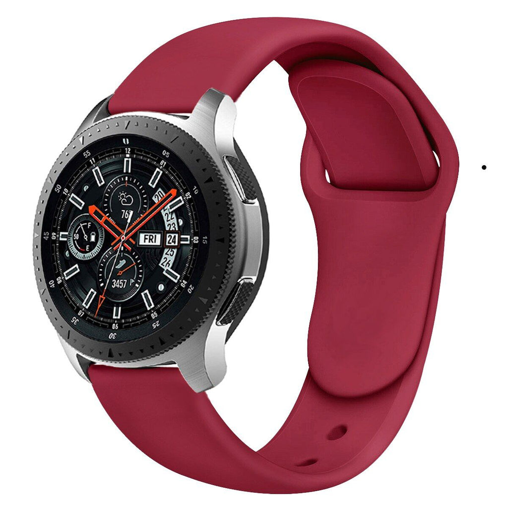 Pulseira bracelete silicone liquido Garmin vivoactive 4 Vinho