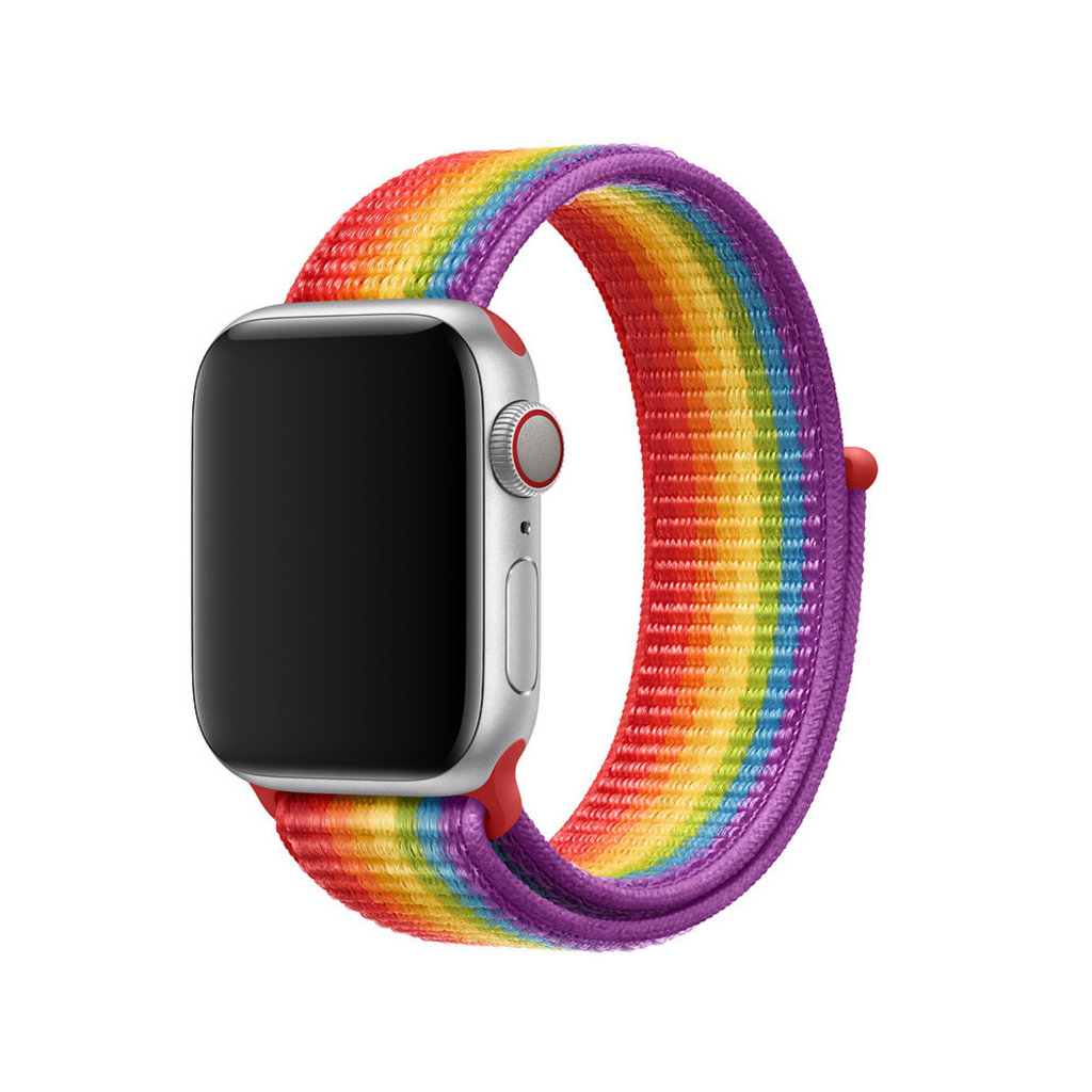 Bracelete Loop desportiva para Apple Watch SE 2022 40mm Colorido