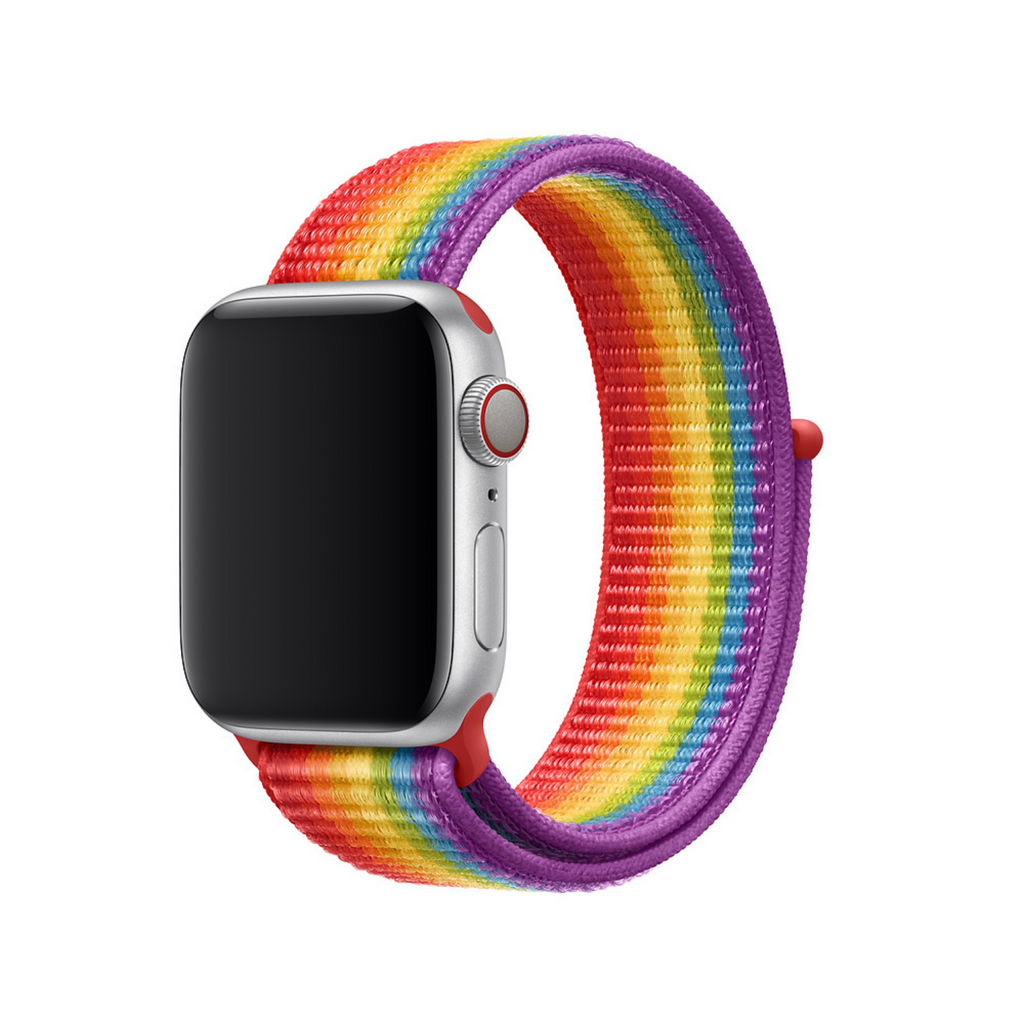 Bracelete Loop desportiva para Apple Watch Ultra 49mm Colorido