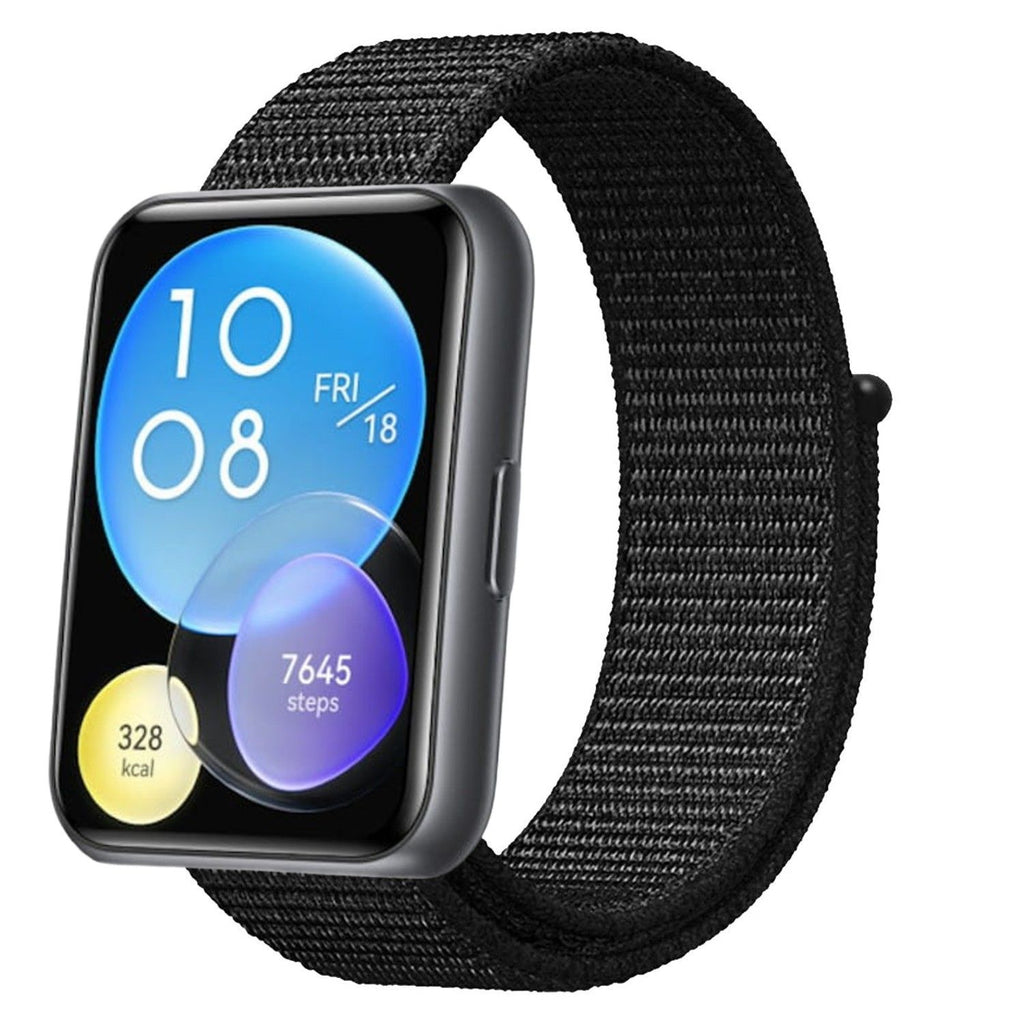 Bracelete Loop desportiva para Huawei Watch Fit 2 Preto