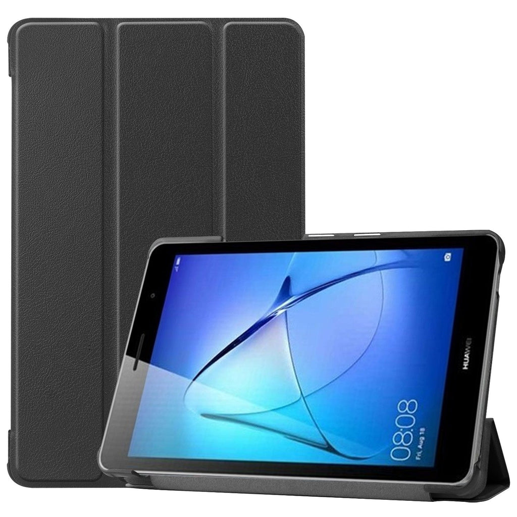 Capa book Cover Folio trifold com Stand Huawei Matepad T8 - Preto