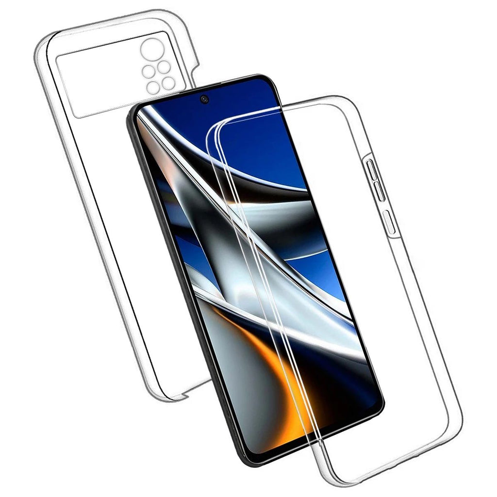 Capa antiimpacto! Fullbody Frente + Verso Crystal para Poco X4 PRO