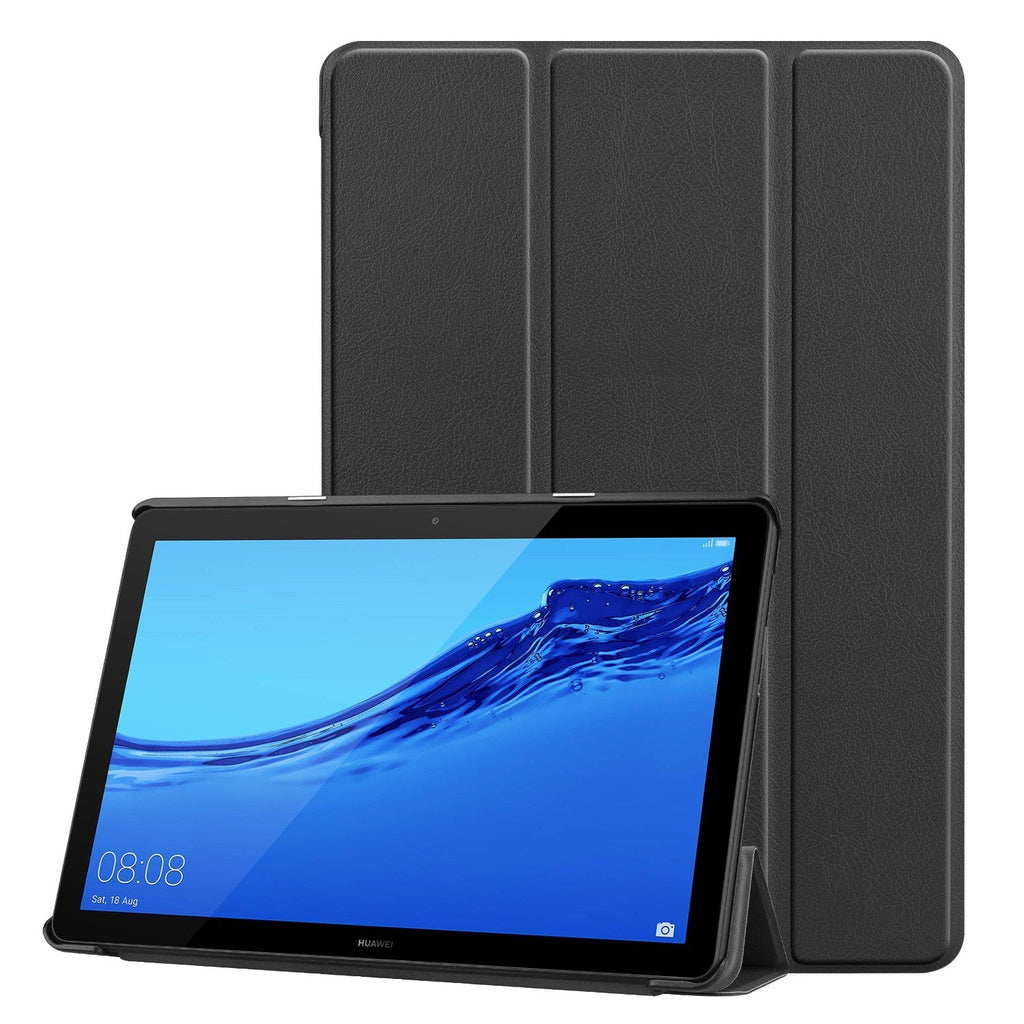 Capa book Cover Folio trifold com Stand Huawei Mediapad T5 10.1 - Preto