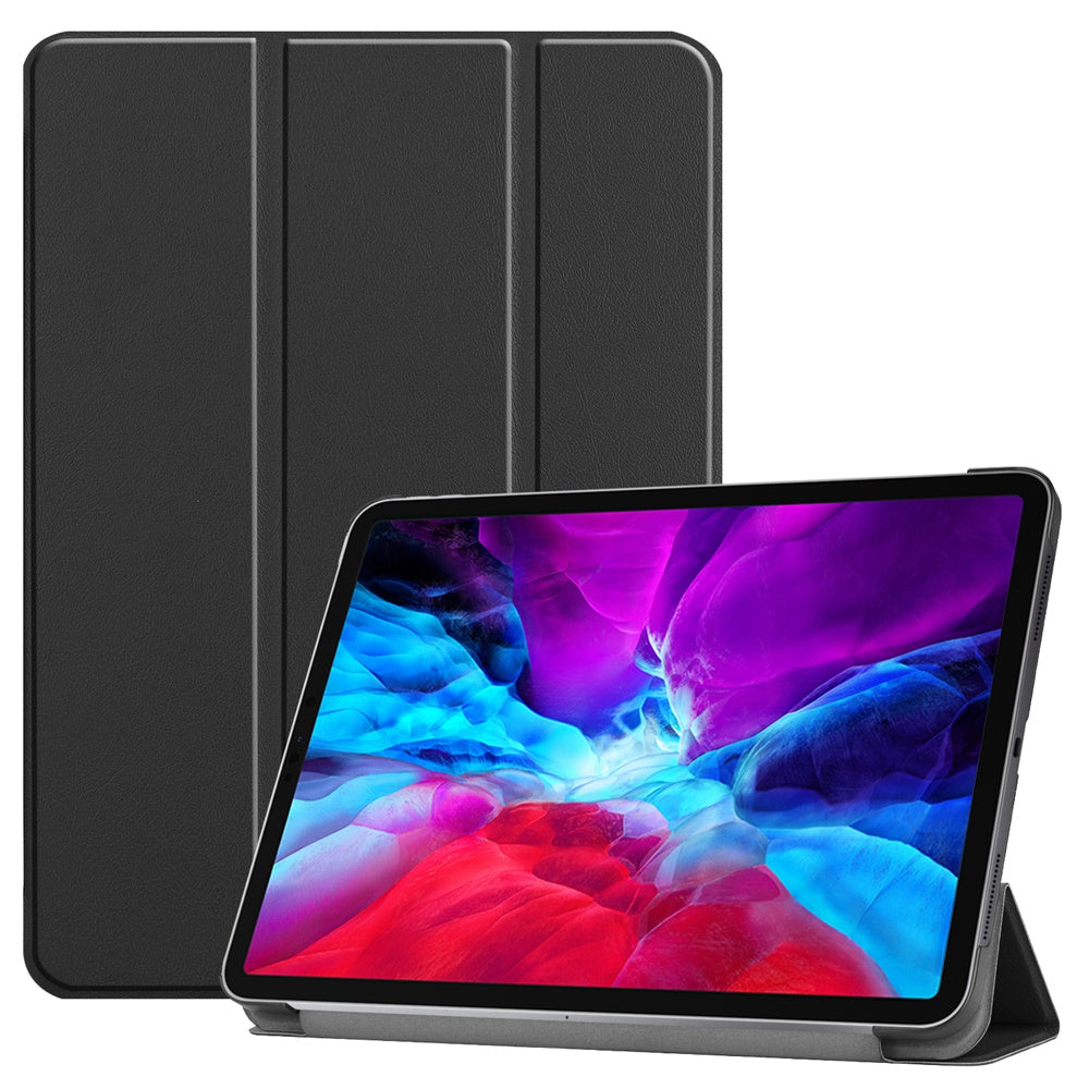 Capa book Cover Folio com Smart Sleep iPad Pro 12.9 2018 A1876 - Preto