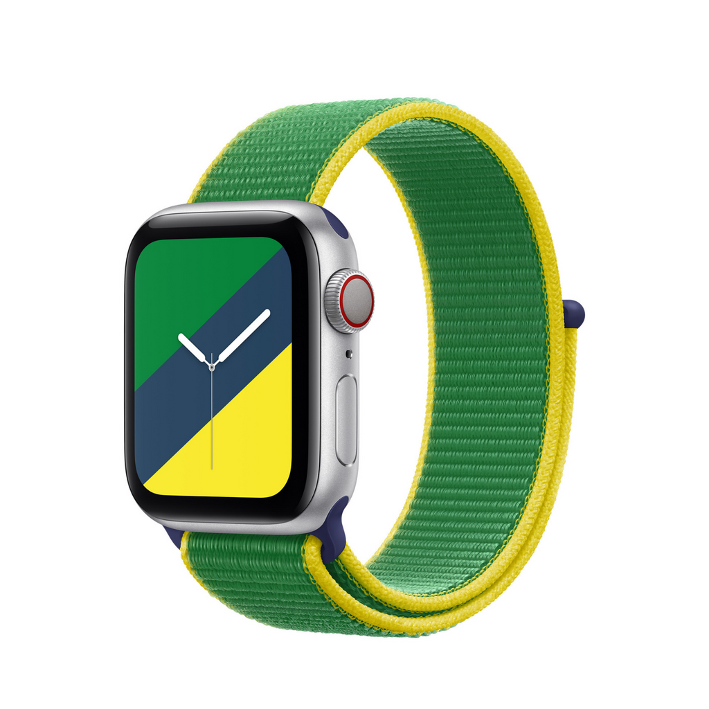 Bracelete Loop desportiva para Apple Watch SE 2022 40mm Brazil