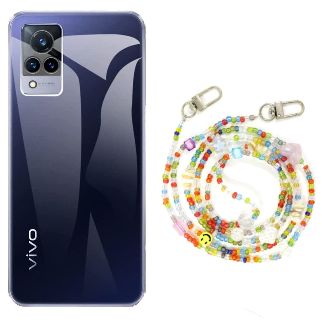 Capa cristal com fio miçanga ocean para Vivo V21