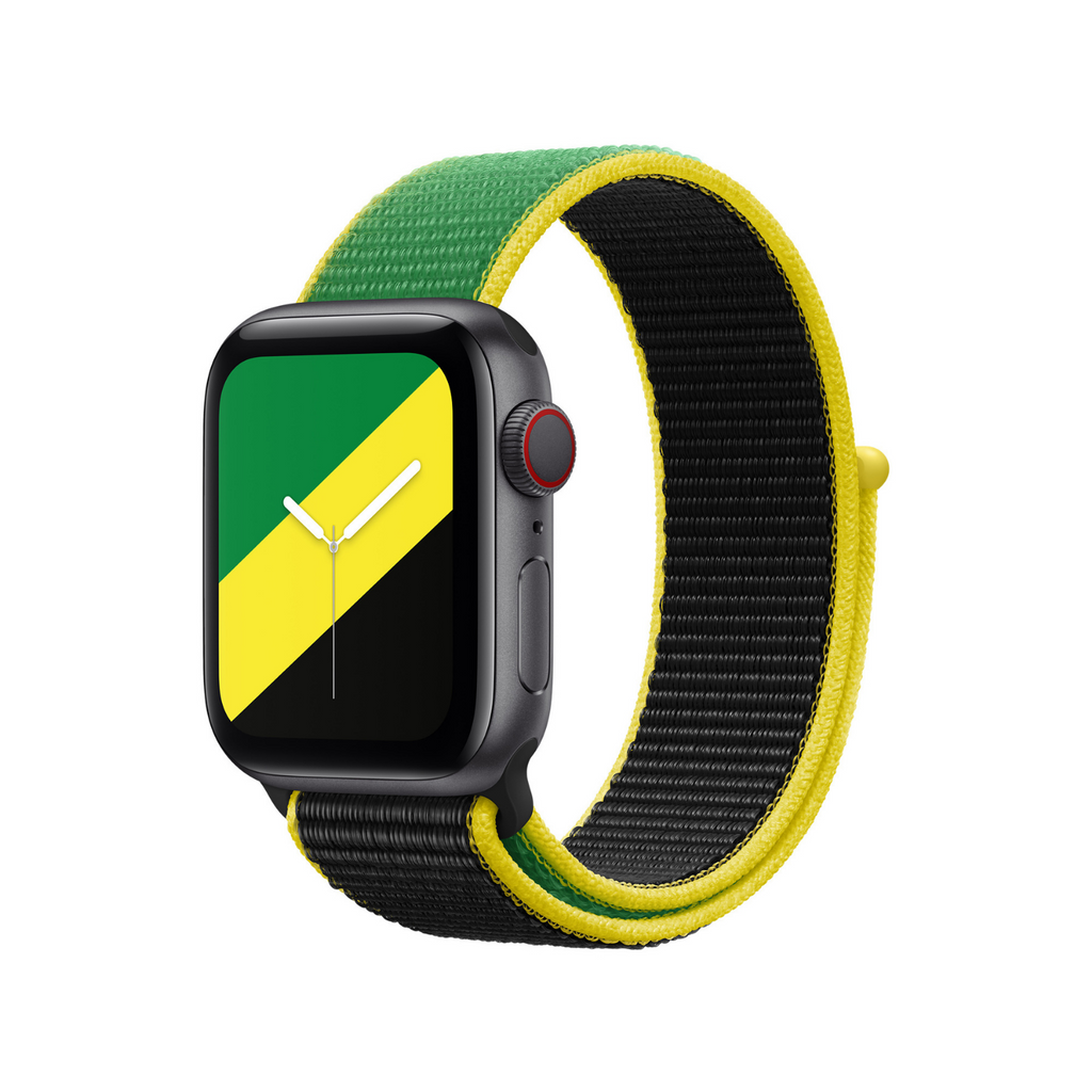 Bracelete Loop desportiva para Apple Watch Series 8 45mm Jamaica