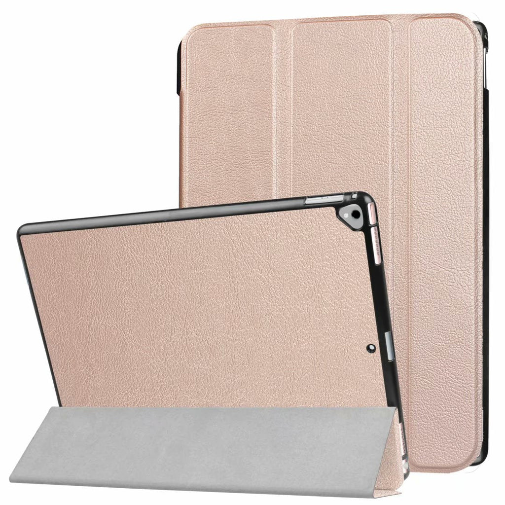 Capa book Cover Folio com Smart Sleep iPad Pro 12.9 2015 A1652 - Bronze