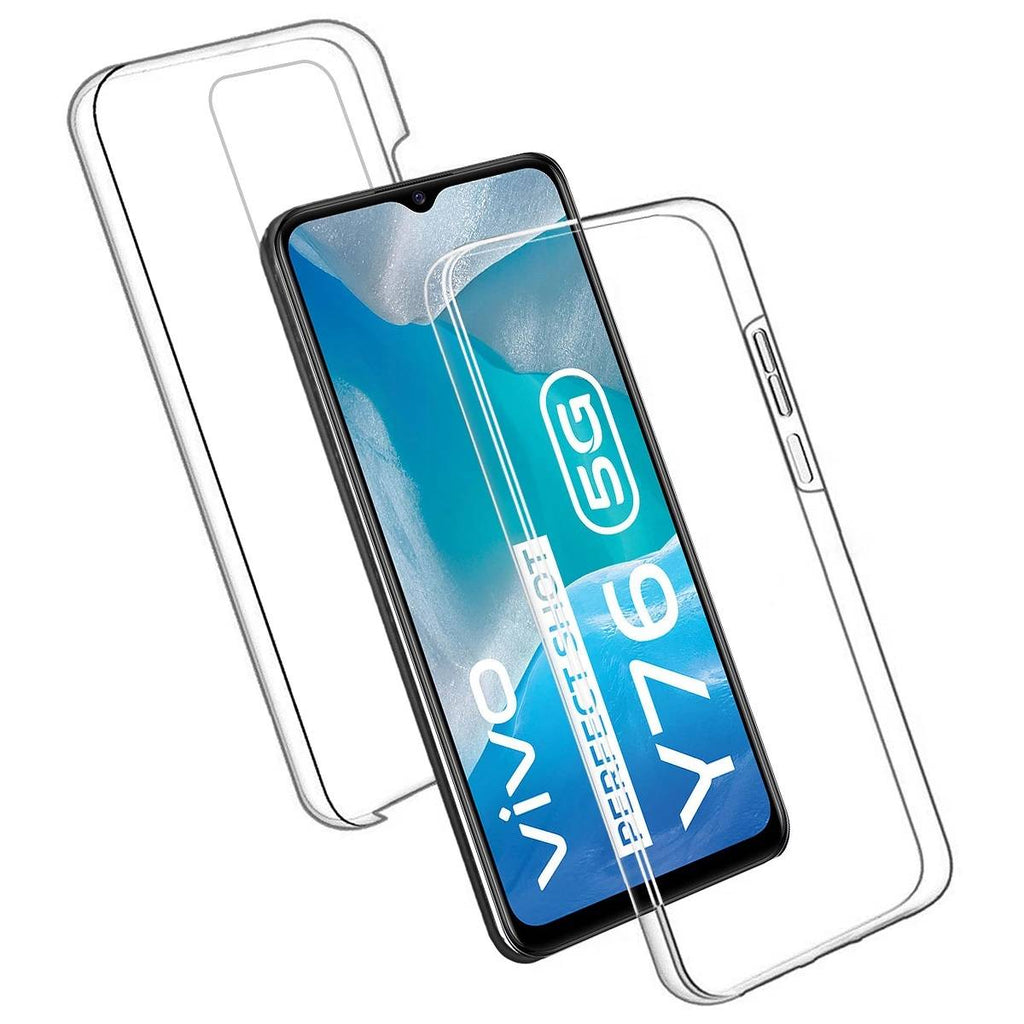 Capa antiimpacto! Fullbody Frente + Verso Crystal para Vivo Y76